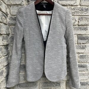 Kenneth Cole Gray/Gold Shimmer Blazer